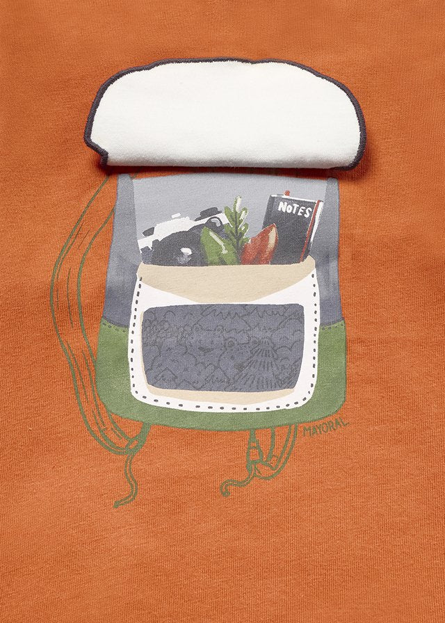 Playera manga larga con motivo interactivo para bebé ECOFRIENDS Zanahoria SKU-2009