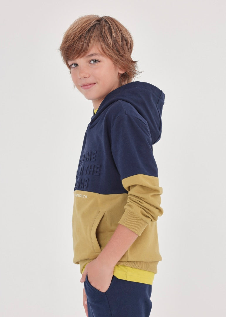 Sudadera con algodón para chico NUKUTAVAKE Ref. 23/6442/35 Marino