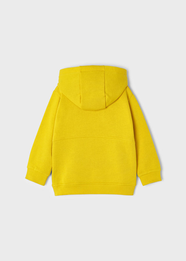 Sudadera con aplique engomado para niño Oro SKU-4456