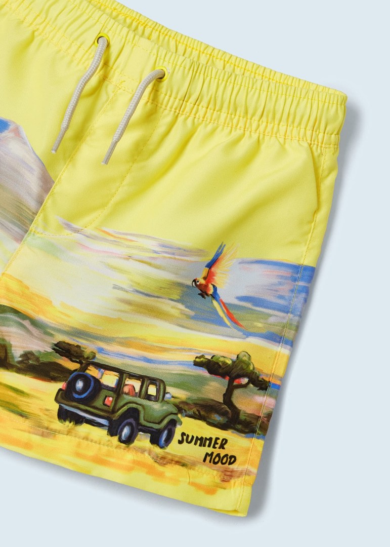 Traje de baño con estampado en poliéster reciclado para niño PIÑA SKU 3685