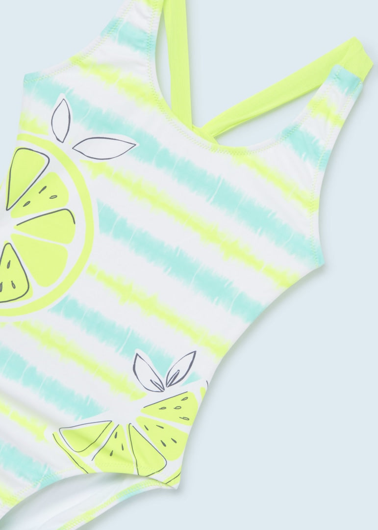 Traje de baño estampado para chica Art. 23-06756-020 Fluor