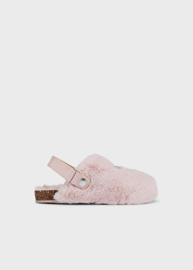 Zapatilla de casa pelo niña Rosa SKU-46337