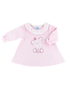 Vestido de algodón osita 25-022CO-662
