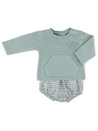 Conjunto 2 piezas pantalon corto