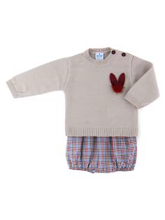 Conjunto 2 piezas pantalon corto bombacho