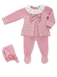 Conjunto 3 pzas de punto