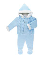 Conjunto 2 piezas punto con chaqueton