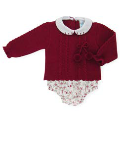 Conjunto de dos piezas con cerezas