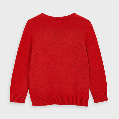 Suéter cuello redondo de algodón sostenible para niño Art. 23-00311-029 30 Flame Vig