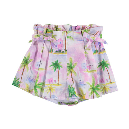 Pantalon Corto Estampado SKU 3275 Color 86 Malva