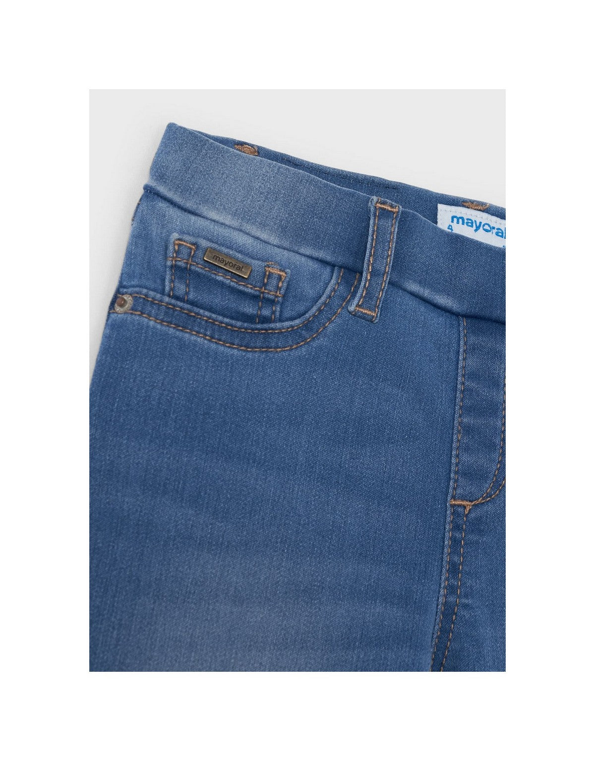 Pantalon Cerrado Tejano Basico Sku 577 Color 91 Claro