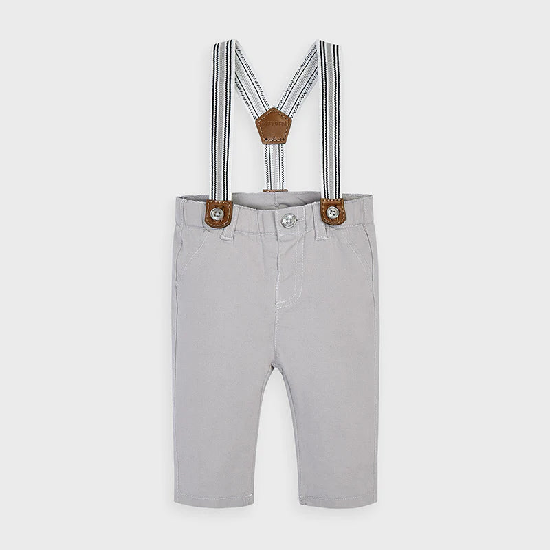 Tirantes y Pantalón para bebé niño Conjunto 2 Pz MAYORAL Ref. 10/2565/ Vapor