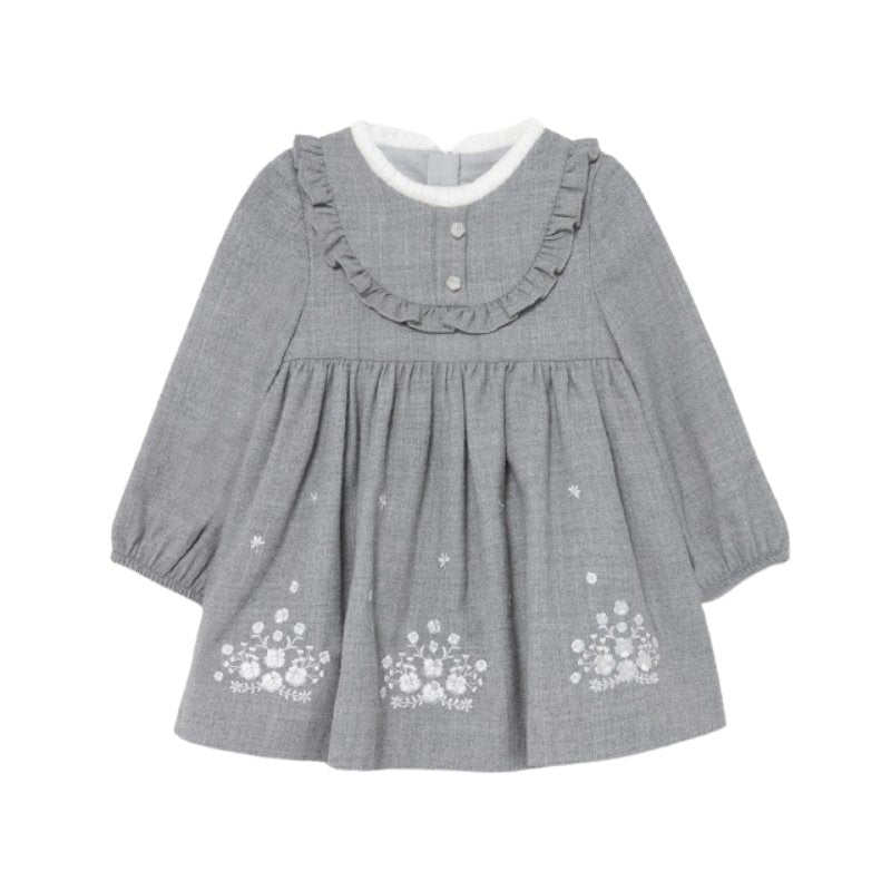 Vestido Felpa Sku 2907 Color Plata Vig