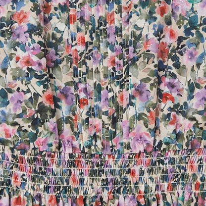 Vestido Estampado Flores SKU 7913 Color 7 Lila