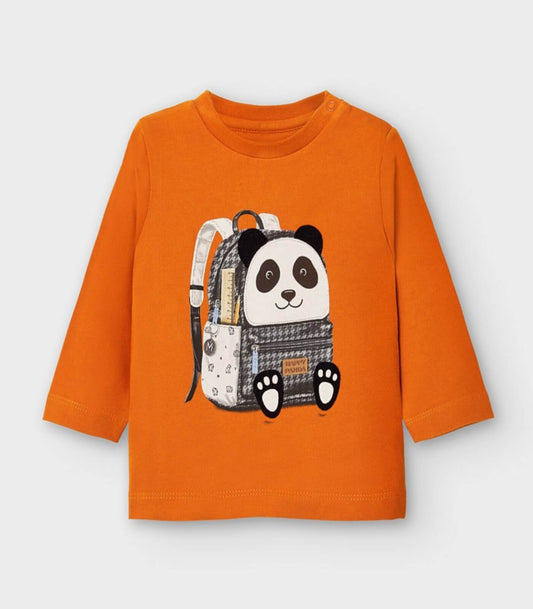 Playera Estampado Oso Sku 2042 Color Cheddar