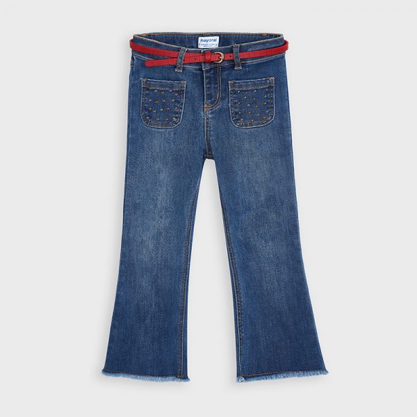Copy of Pantalón largo cinturón MAYORAL SKU 4549 Color Basiso