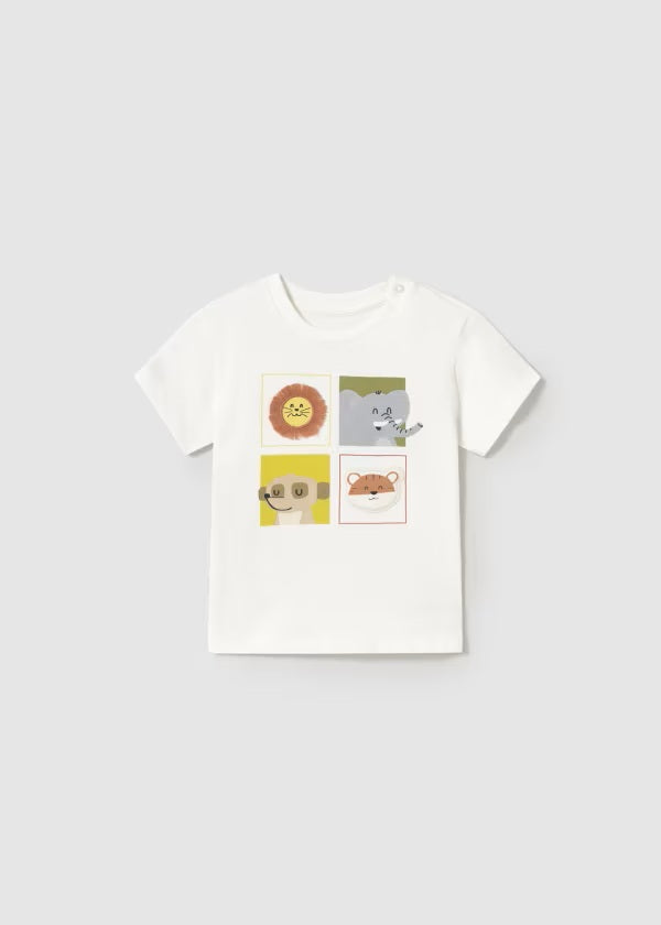 Camiseta manga corta animales