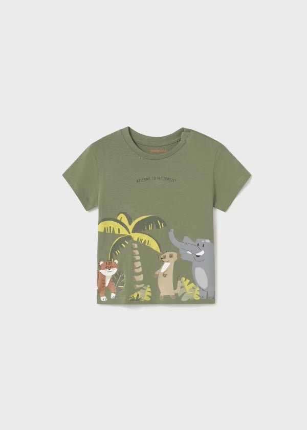 Camiseta manga corta print posicionado