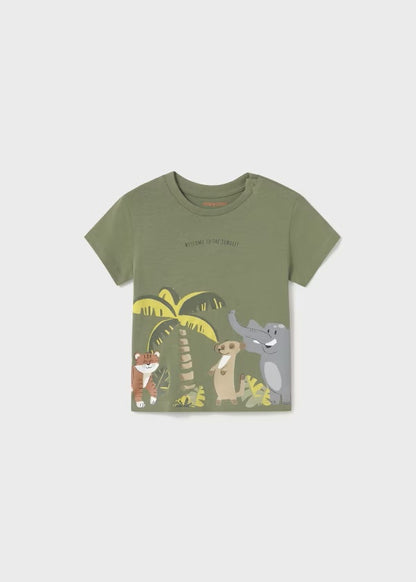 Camiseta manga corta print posicionado