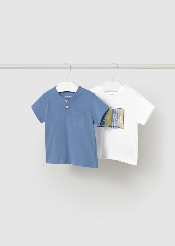Set de 2 camisetas manga corta