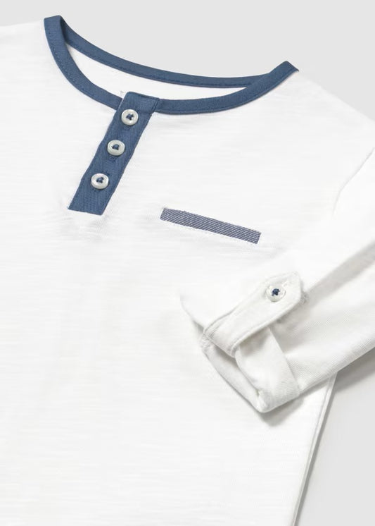 Camiseta manga larga vestir