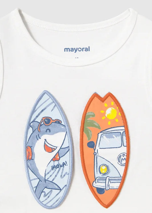 Camiseta tirantes play tablas