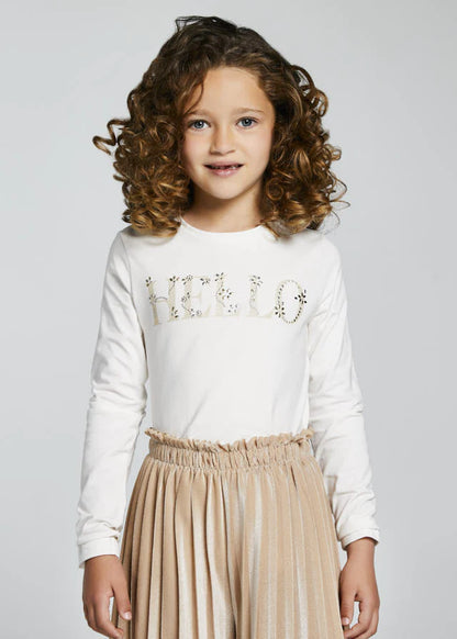 Blusa para chica MAYORAL Ref. 830/16 Crudo