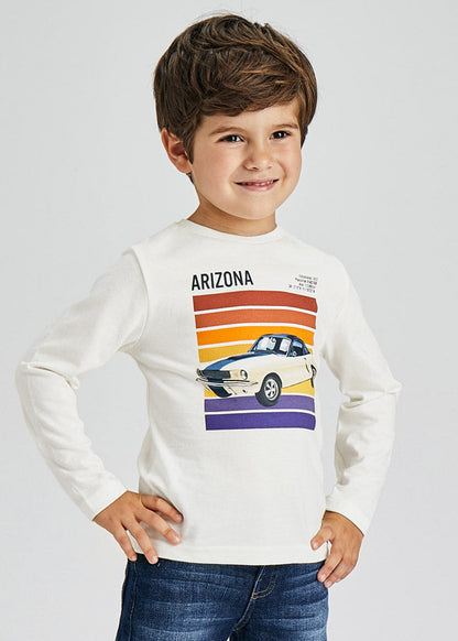 Camiseta para niño MAYORAL Ref 4081/11 Nata