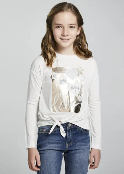 Camiseta para chica MAYORAL Ref. 7087/70 Lino