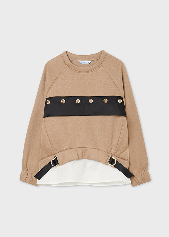 Pullover Faldon Popeli SKU 7424 Color 74 Camel