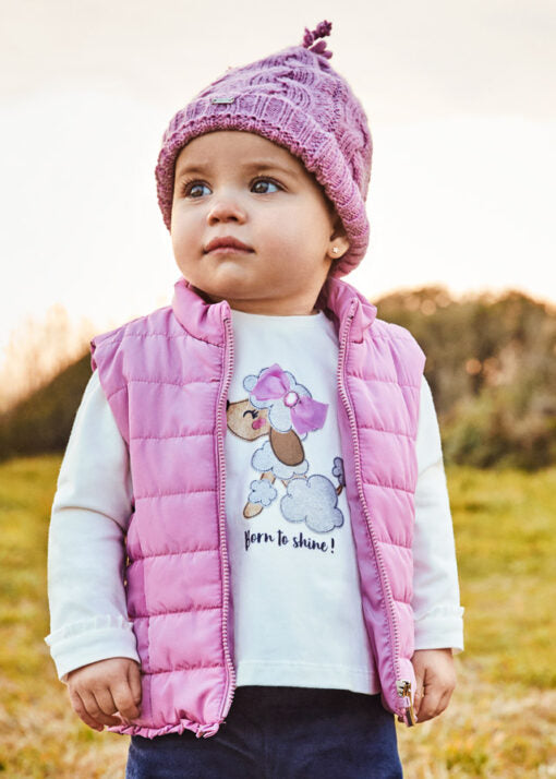 Conjunto 3 Pz Bufanda Gorro MAYORAL SKU 10106 Color 72 Malva