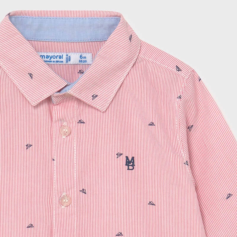 Camisa avion papel MAYORAL Ref- 1121-20 Salmon