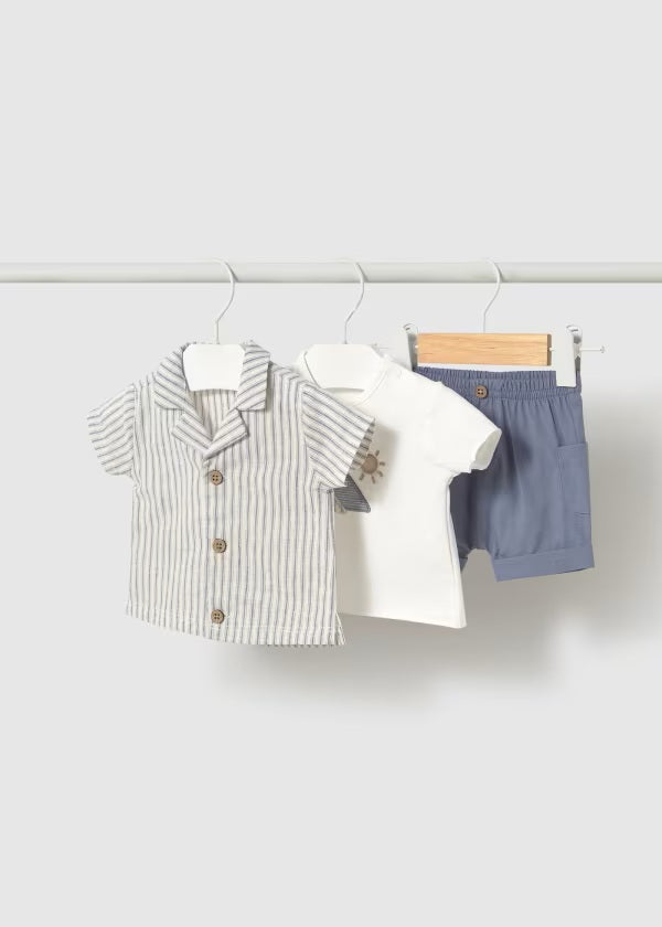 Conjunto pantalon corto sobrecamisa