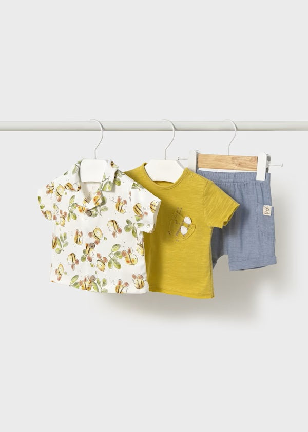 Conjunto pantalon corto sobrecamisa