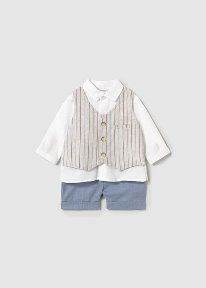 Conjunto pantalon corto chaleco