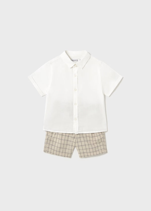 Conjunto bermuda vestir