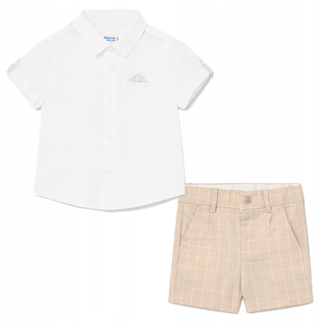 Conjunto 2 Pz Niño Camisa Pantalón Mayoral Ref- 1252-29 Lienzo