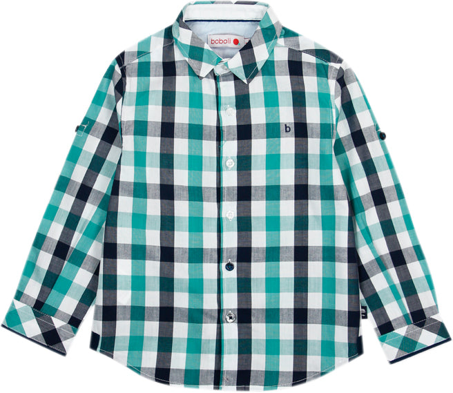 Camisa Cuadros Sku 737197 Color Jade