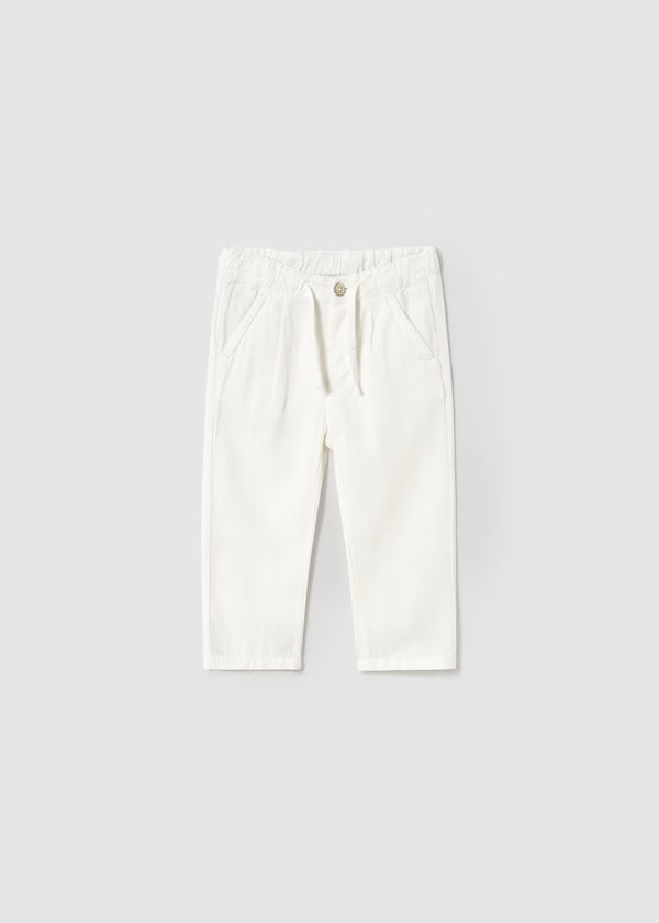 Pantalon lino relaxed