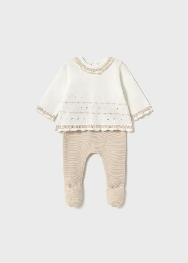 Conjunto Polaina Tricot