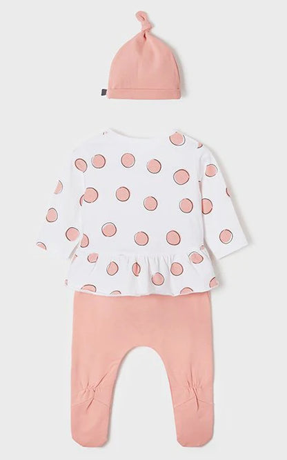 Mameluco para bebé niña Conj. 3 Pz MAYORAL Ref. 22/1593/88 Blossom
