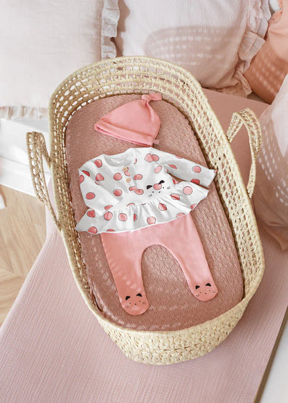 Mameluco para bebé niña Conj. 3 Pz MAYORAL Ref. 22/1593/88 Blossom