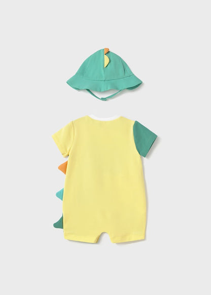 Pelele corto punto y gorro
