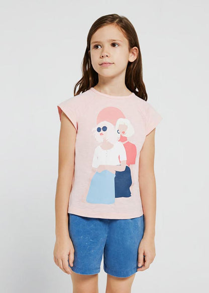Camiseta Grafica Sku 6030 Color Nude