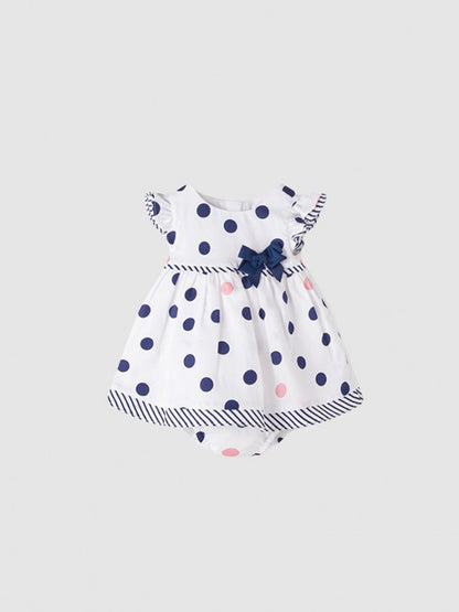 Vestido Estampado Sku 1874 Color Blanco