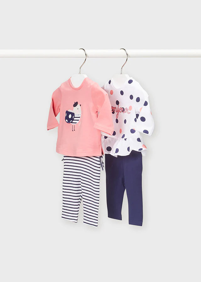 Pijamas para bebé niña Set 4 pz MAYORAL Ref. 22/1716/81 Royal