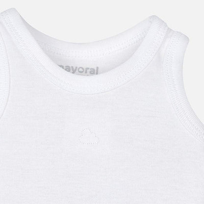 Body para bebé recien nacido Set 2 pz MAYORAL Ref. 1719/43 Blanco