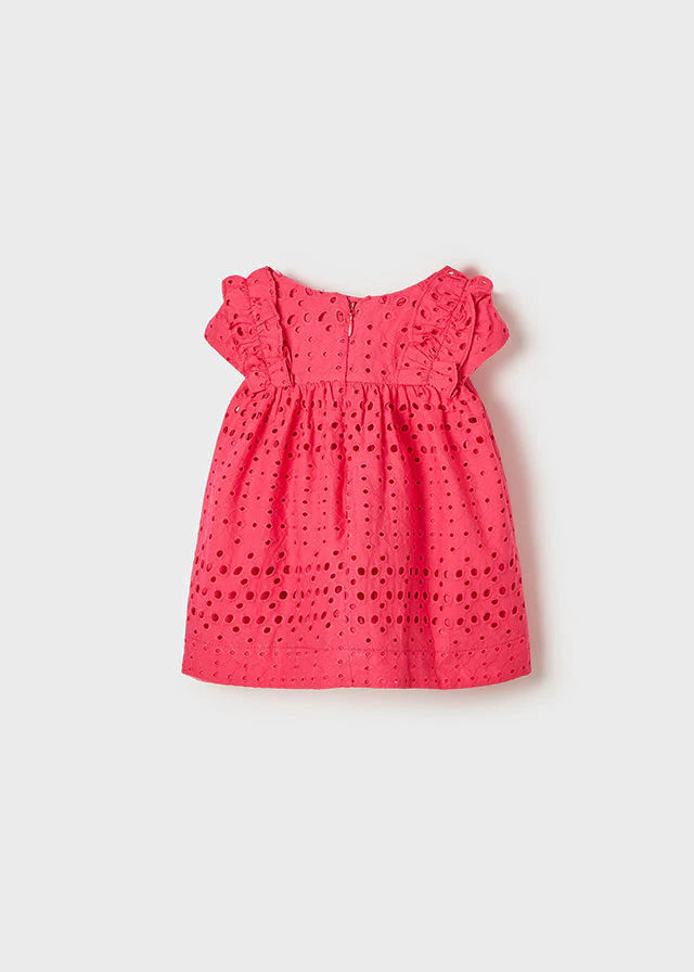 Vestido Perforado SKU 1911 Color Fucsia