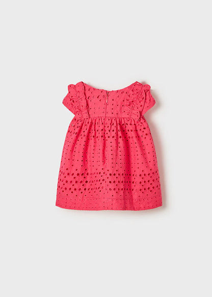 Vestido Perforado SKU 1911 Color Fucsia