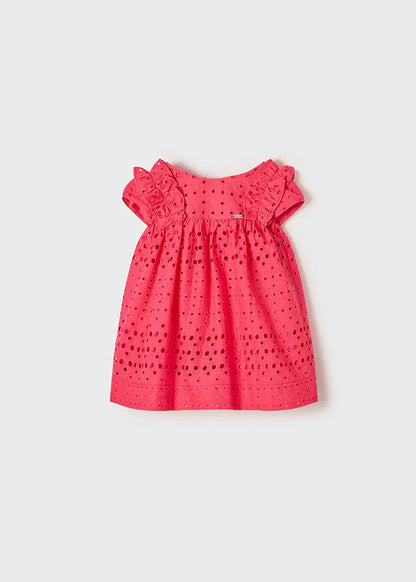 Vestido Perforado SKU 1911 Color Fucsia